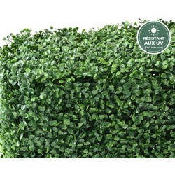 Haie de buis artificielle vert, 110 × 83 cm – achat en gros pour terrasses et vitrines