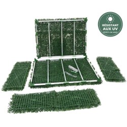 Haie de buis artificielle vert, 110 × 83 cm – grossiste en plantes artificielles