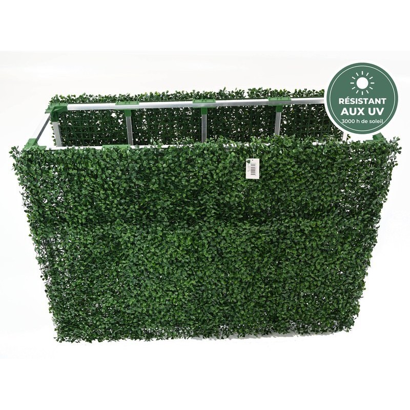 Haie de buis artificielle vert, 110 × 83 cm – grossiste en feuillage artificiel
