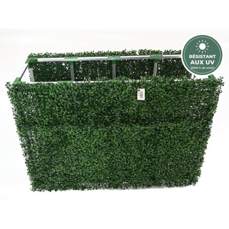 Haie de buis artificielle vert, 110 × 83 cm – grossiste en feuillage artificiel