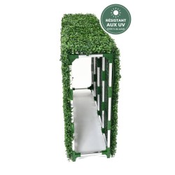 Haie de buis artificielle vert, 110 × 83 cm – plante artificielle en gros pour commerçants