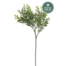 Branche de buis artificielle vert, 45 cm – vente en gros de végétal artificiel