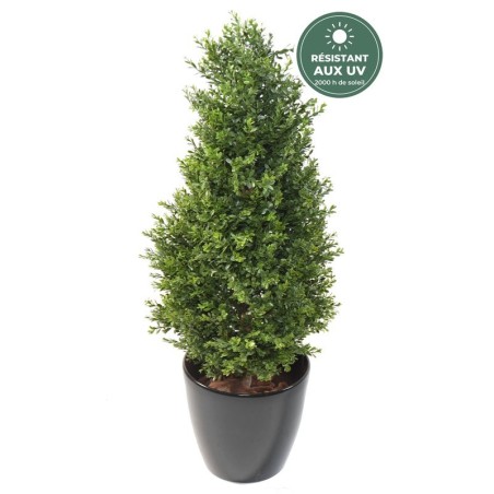 Buis cône artificiel vert, 95 cm – grossiste en plantes artificielles