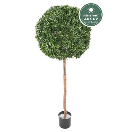 Buis tige boule artificiel vert, 140 cm – achat en gros pour terrasses et vitrines