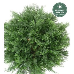 Cyprès de Lawson boule artificiel vert, 70 cm – grossiste en topiaires artificielles