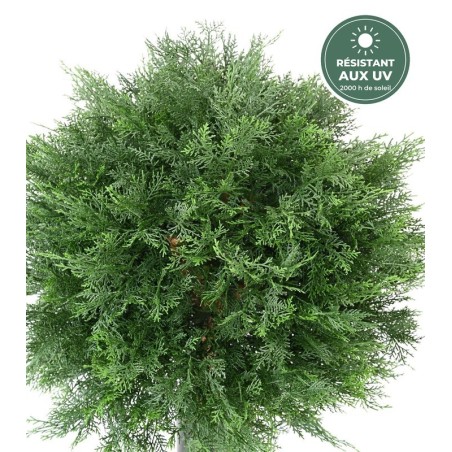 Cyprès de Lawson boule artificiel vert, 70 cm – grossiste en topiaires artificielles