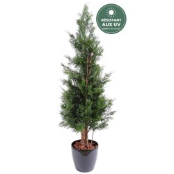 Cyprès de Lawson artificiel vert, 150 cm – grossiste en topiaires artificielles