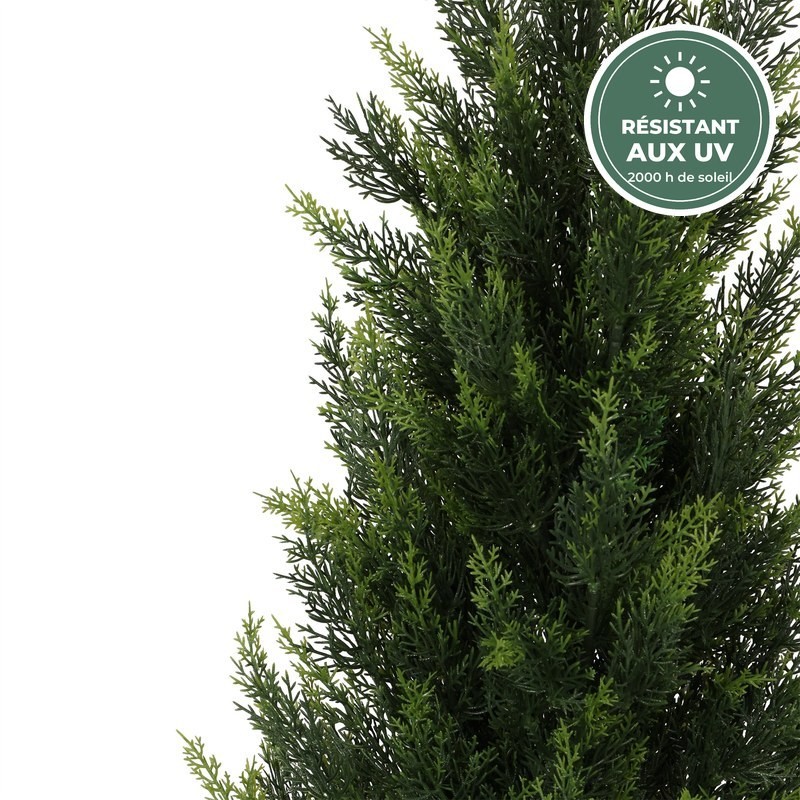 Cyprès colonne artificiel vert, 160 cm – vente en gros de végétal artificiel