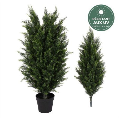 Cyprès colonne artificiel vert, 160 cm – grossiste fleuriste à Saint-Étienne