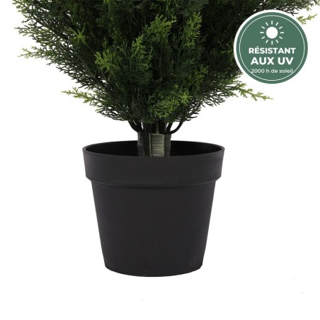 Cyprès colonne artificiel vert, 160 cm – grossiste en topiaires artificielles