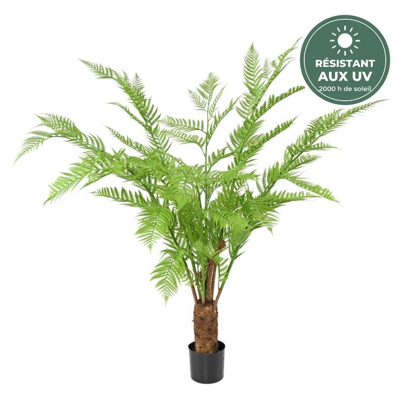 Fougère Dicksonia artificielle vert, 160 cm – plantes d'extérieur en gros pour professionnels