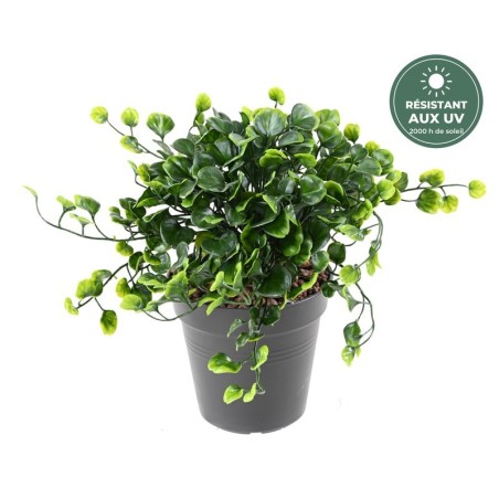 Piquet de Dichondra artificiel vert, 28 cm – grossiste en feuillage artificiel