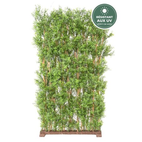 Haie d'eucalyptus artificielle verte 180 cm, brise-vue anti-UV, grossiste pour commerçants