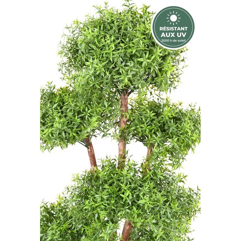 Eucalyptus artificiel 130 cm vert en entrée, grossiste en décoration végétale