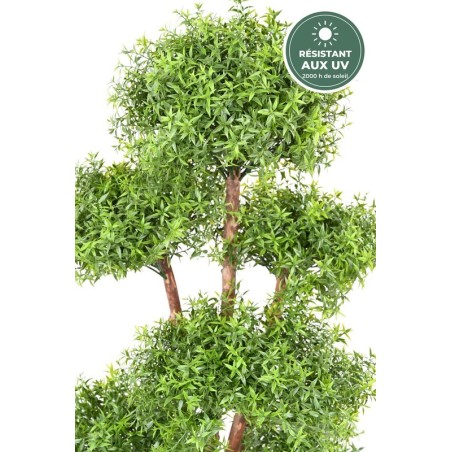 Eucalyptus artificiel 130 cm vert en entrée, grossiste en décoration végétale