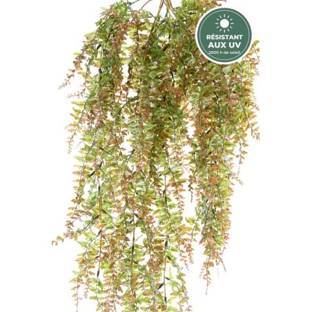 Fougère retombante verte 90 cm en jardinière, grossiste en plantes artificielles
