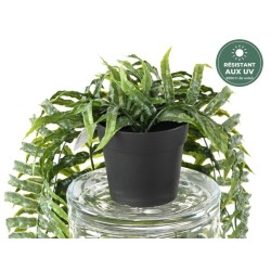 Fougère tombante artificielle verte 75 cm, grossiste en plantes artificielles pour façades