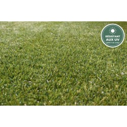 Gazon artificiel vert 38 mm résistant aux UV, rouleau 2 × 12 m, grossiste en décoration végétale