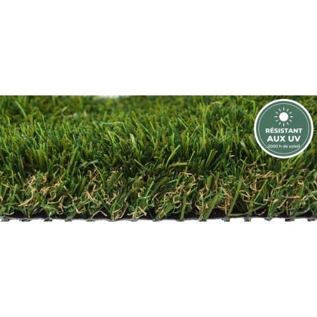 Gazon artificiel vert 38 mm en rouleau, grossiste pour fleuristes et commerçants