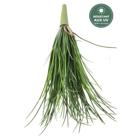Herbe artificielle verte 37 cm sur piquet, grossiste pour compositions d'extérieur