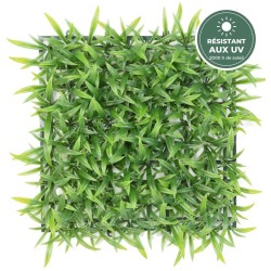 Plaque d'herbe large artificielle verte 30 × 30 cm résistante aux UV, grossiste en feuillage artificiel