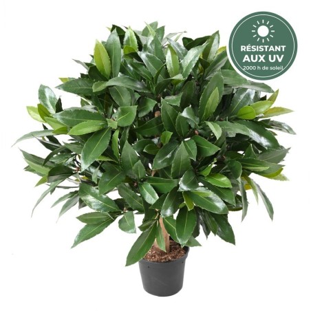 Boule de laurier nobilis artificielle 50 cm résistante aux UV, grossiste en plantes artificielles