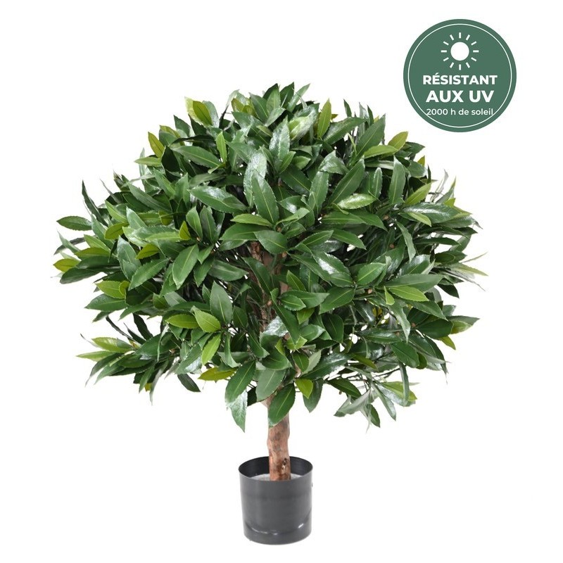 Boule de laurier nobilis artificielle 75 cm pour terrasse, grossiste en topiaires