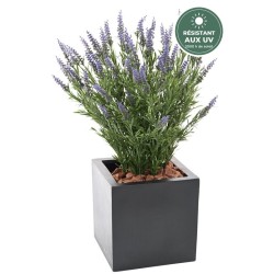 Brins de lavande artificielle 68 cm à tiges armées, grossiste en plantes d'extérieur