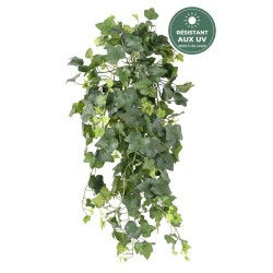 Lierre gala artificiel vert 75 cm résistant aux UV, grossiste en feuillage artificiel