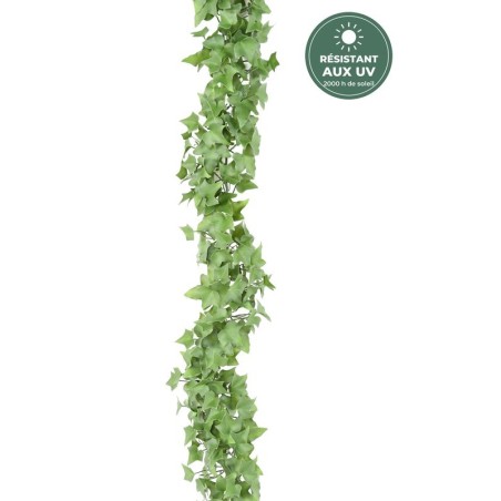 Guirlande de lierre vert 180 cm pour terrasse, vente en gros pour fleuristes