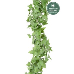 Détail de la guirlande de lierre artificiel 180 cm, grossiste en guirlandes végétales