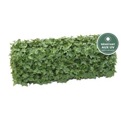 Haie de lierre artificiel verte 90 × 32 cm résistante aux UV, grossiste en haies artificielles