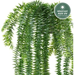 Chute de lycopodium artificiel 70 cm en pot, vente en gros pour fleuristes