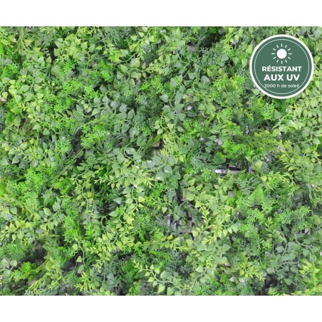 Plaque de fougère artificielle bicolore 50 cm, vente en gros pour fleuristes