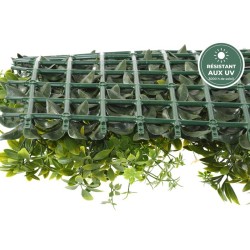 Plaque végétale vert et jaune 50 cm vue de près, fournitures en gros pour commerçants