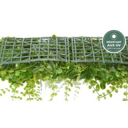 Retombées du bas de la plaque de feuillage vert 50 cm, grossiste en plantes artificielles extérieur