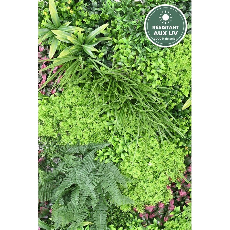 Fougères du mur végétal artificiel 1 m², vente en gros pour fleuristes