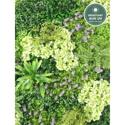 Fougères du mur végétal champêtre 100 cm, fournitures en gros pour décorateurs