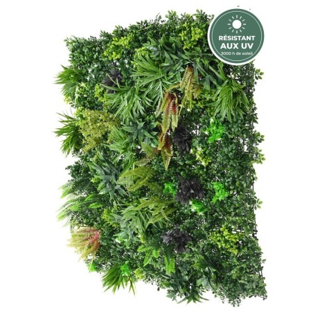 Profondeur du feuillage du mur végétal 100 cm, grossiste en décoration de façade