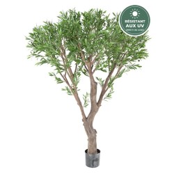 Olivier géant artificiel vert 185 cm, grossiste en arbres artificiels résistants aux UV