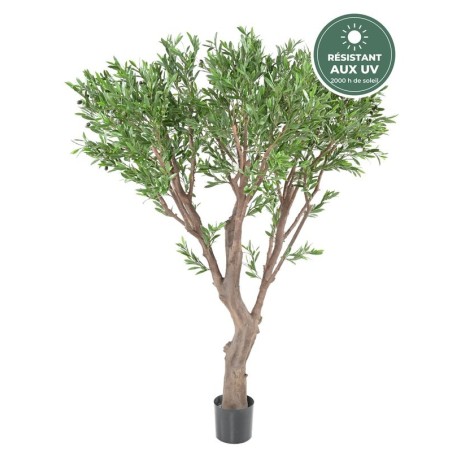 Feuillage et olives de l'olivier géant artificiel 185 cm, vente en gros pour fleuristes