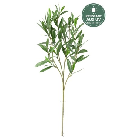 Feuilles fines de la branche d'olivier artificielle 60 cm, vente en gros pour fleuristes