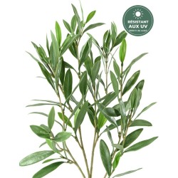 Tige armée de la branche d'olivier artificielle, grossiste en plantes artificielles