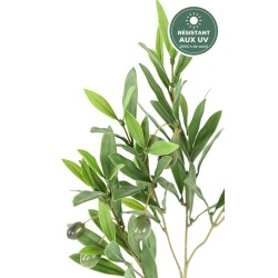 Olives et feuilles de la branche d'olivier artificielle 52 cm, vente en gros pour fleuristes