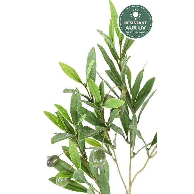 Olives et feuilles de la branche d'olivier artificielle 52 cm, vente en gros pour fleuristes