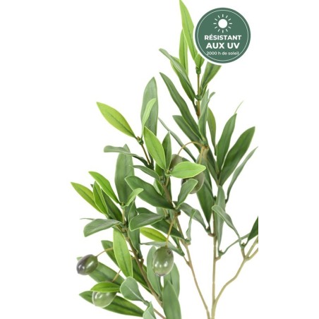 Olives et feuilles de la branche d'olivier artificielle 52 cm, vente en gros pour fleuristes