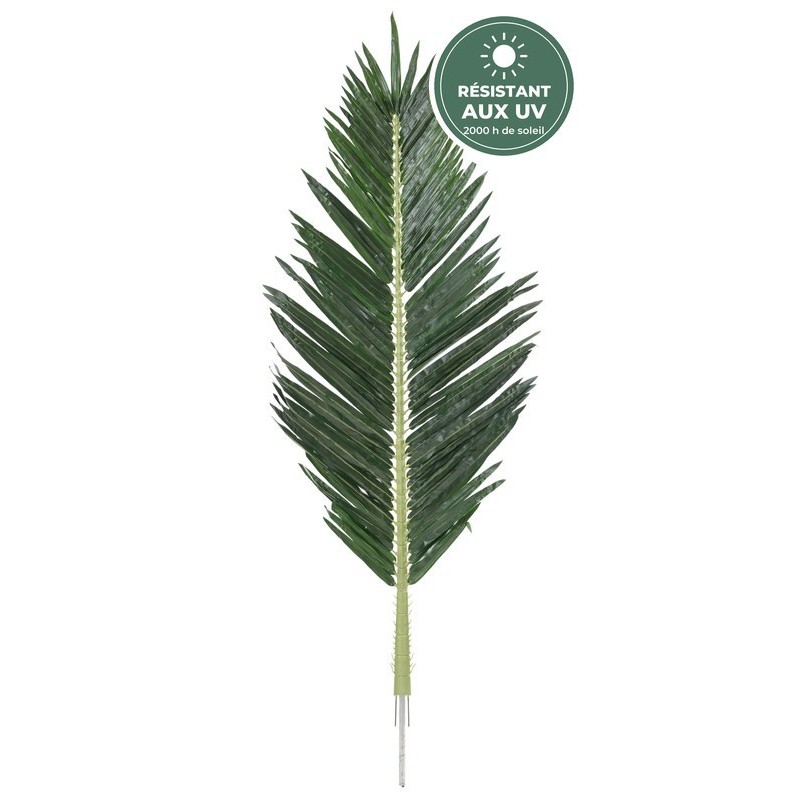 Palme de palmier royal artificielle verte 180 cm, grossiste en feuillage artificiel