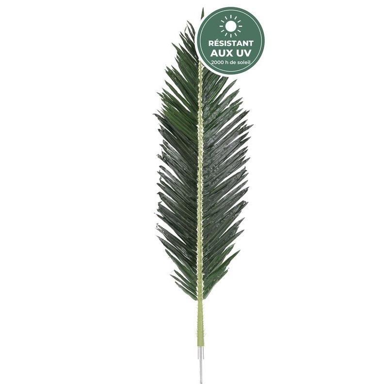 Palme de palmier royal artificielle 210 cm, vente en gros pour décorateurs et fleuristes