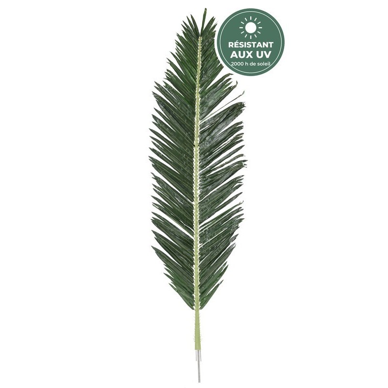 Grande palme de palmier royal artificielle 250 cm, grossiste en plantes artificielles extérieur