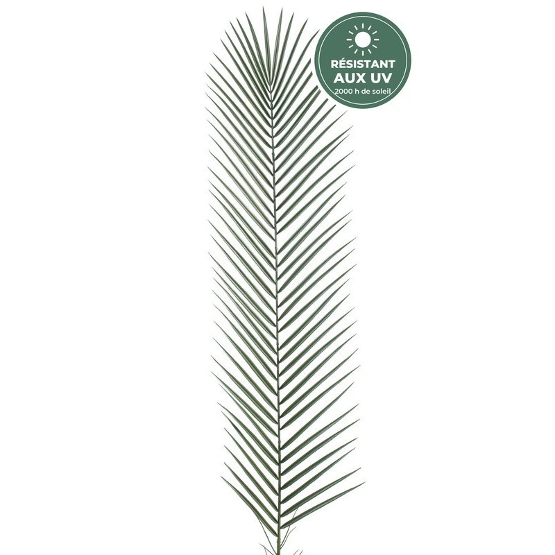 Palme de phoenix artificielle verte 135 cm résistante aux UV, grossiste en feuillage artificiel